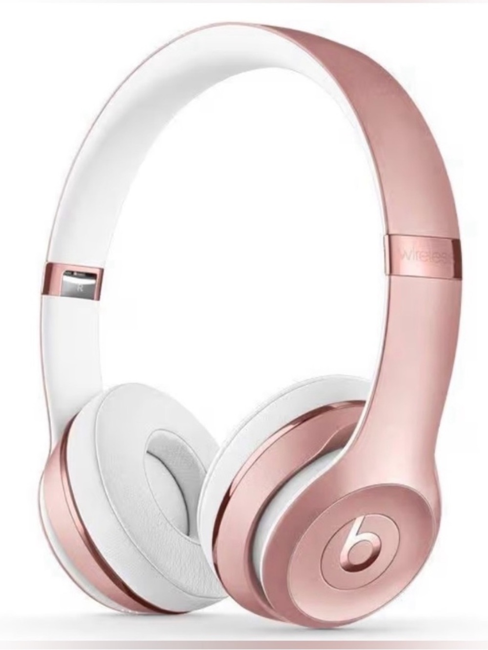 Beats by Dre Solo3 rose gold wireless on ear headphones in box New- tried once